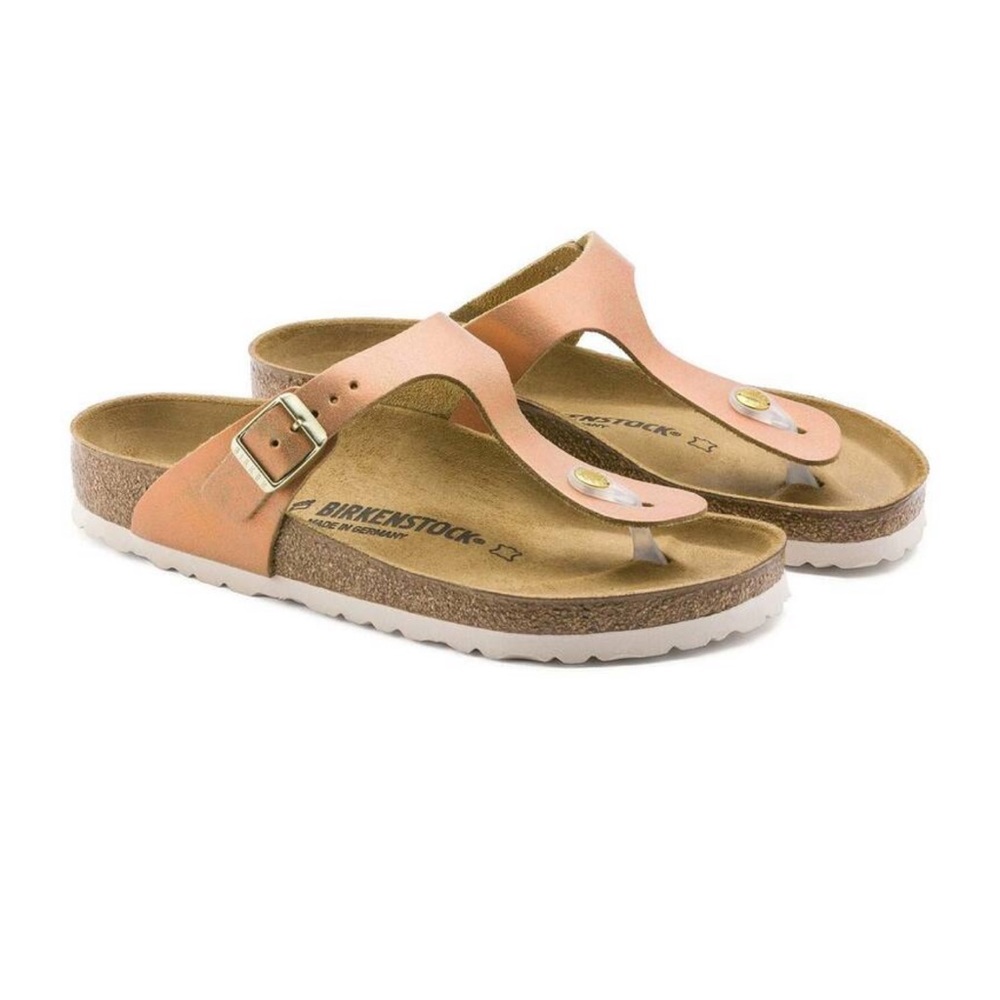 Birkenstock Gizeh 38 Washed Metallic Sea Copper